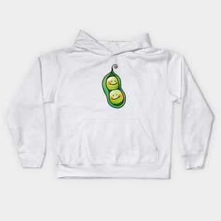 2 peas in a pod Kids Hoodie